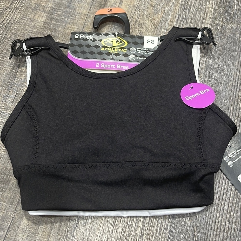 Athletic 2 sport bras for girls